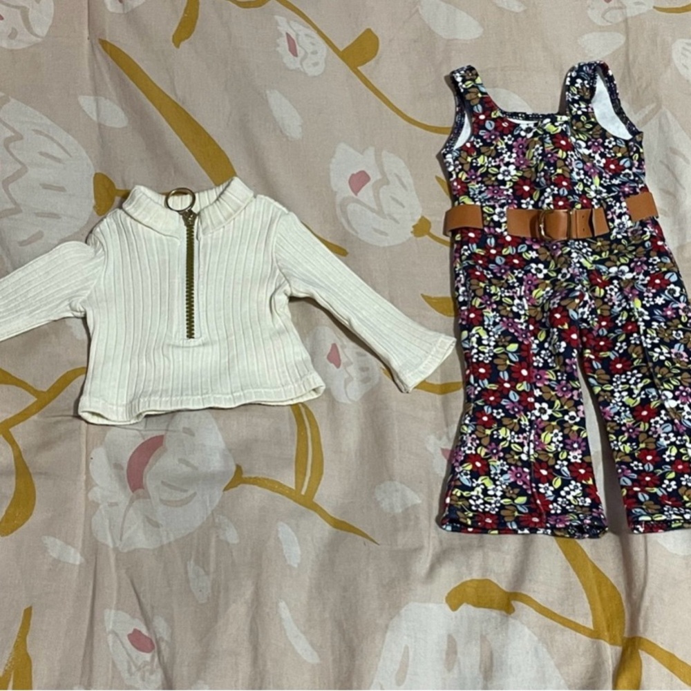 American Girl Julie Floral Jumpsuit